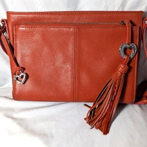 Brighton crossbody leather bag